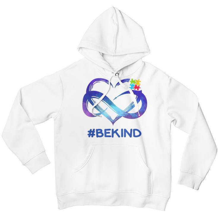 Be Kind Autism Awareness Heart Autism Awareness Month Youth Hoodie