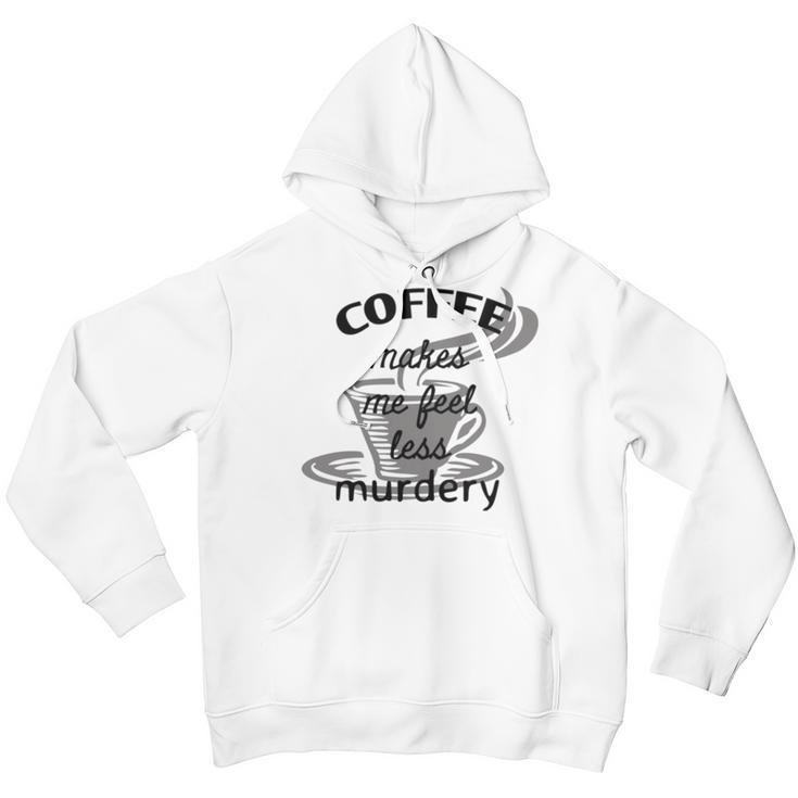 Coffee Makes Me Feel Less Murdery Youth Hoodie