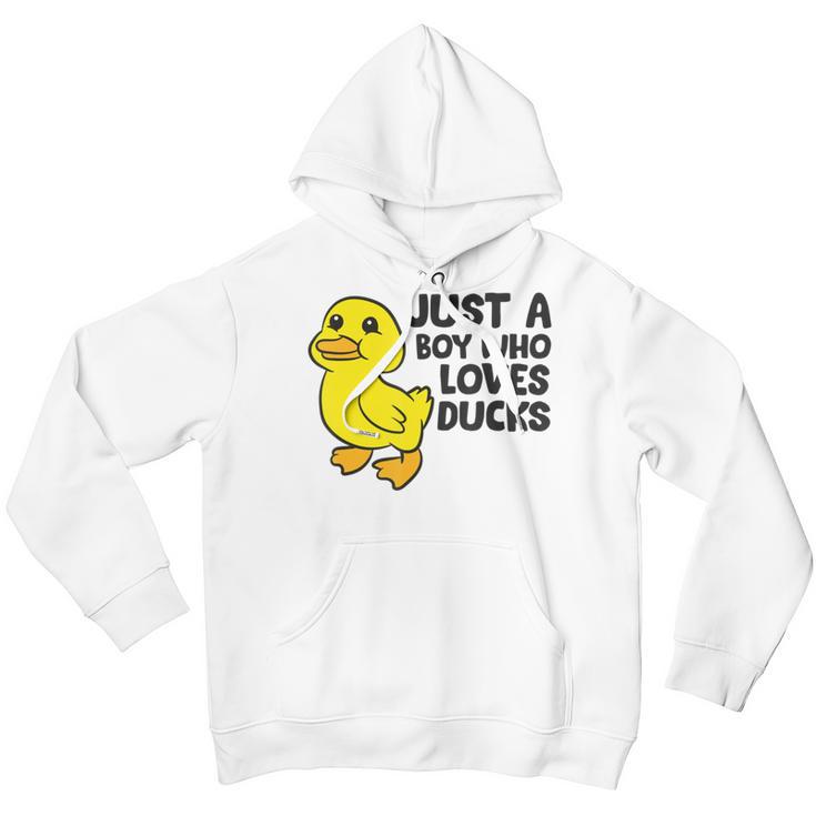 Cute Duck Just A Boy Who Loves Ducks Youth Hoodie