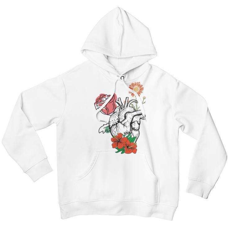 Flower Heart Spring Happy Youth Hoodie