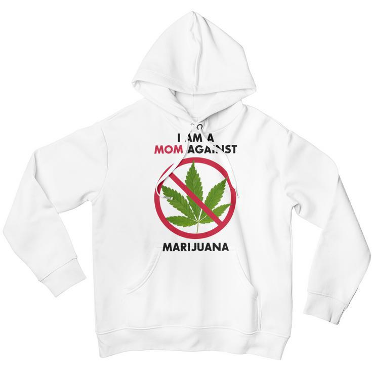 I Am A Mom Against Marijuana V2 Youth Hoodie