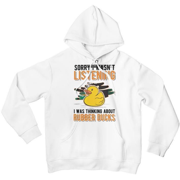 I Was Thinking About Rubber Ducks Youth Hoodie