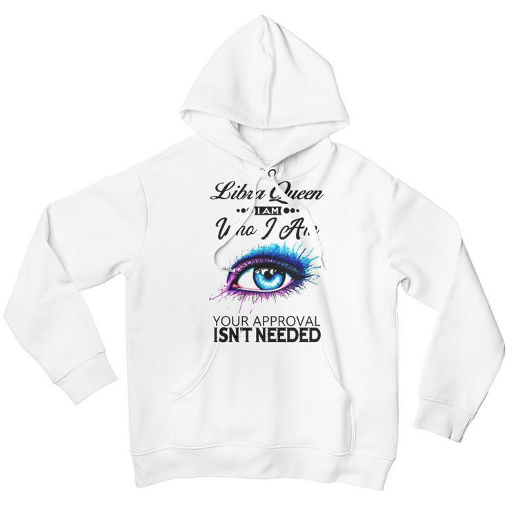 Libra Queen I Am Who I Am Libra Girl Woman Birthday Youth Hoodie
