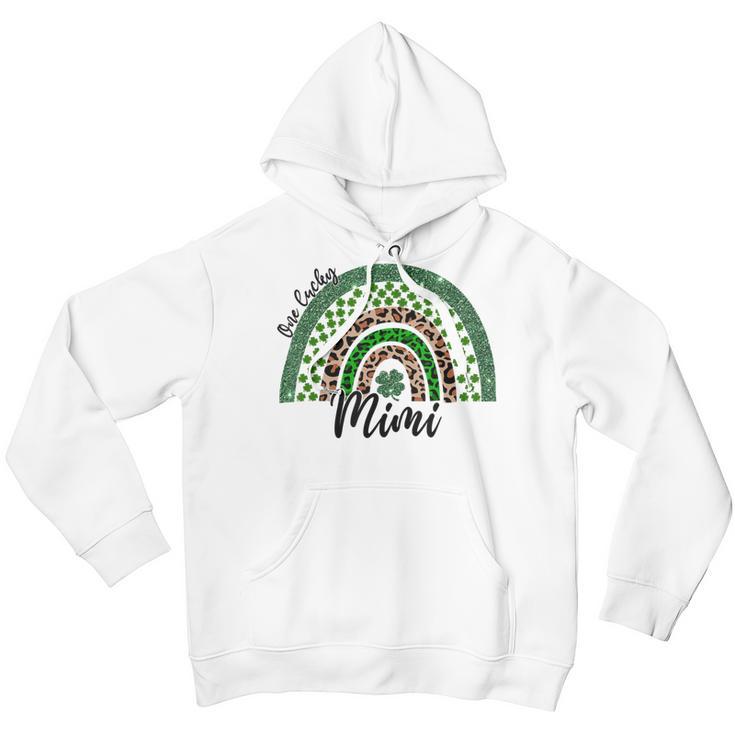 One Lucky Mimi Irish Rainbow Leopard St Patricks Day Youth Hoodie