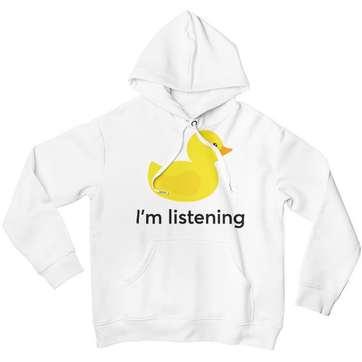 Programmer Rubber Duck Sticker Youth Hoodie