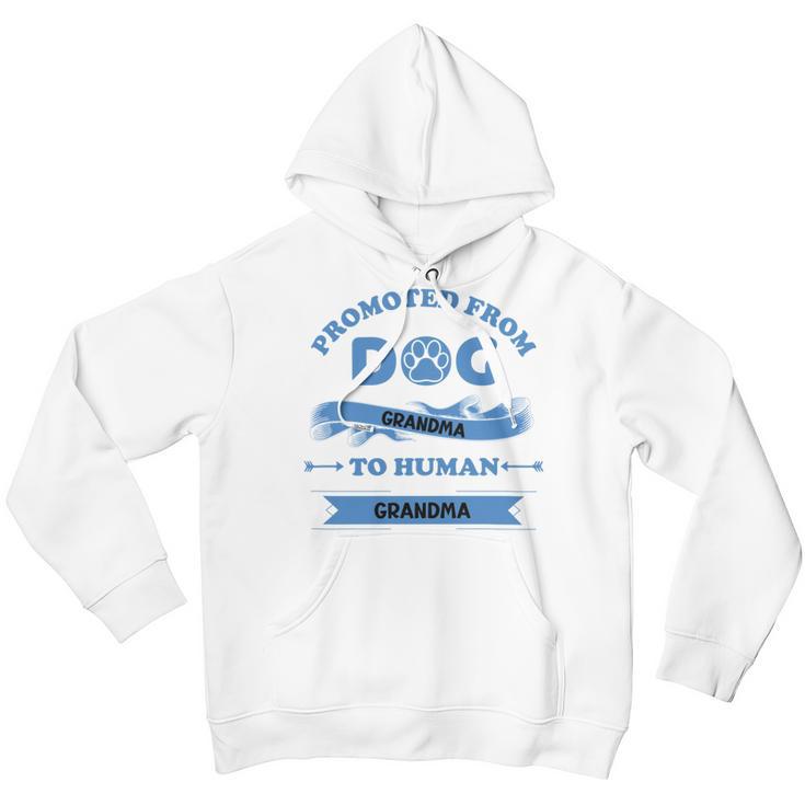 Promoted From Dog Grandma To Human Grandma Youth Hoodie