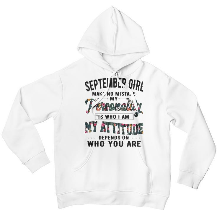 September Girl Make No Mistake My Personality Is Who I Am Youth Hoodie