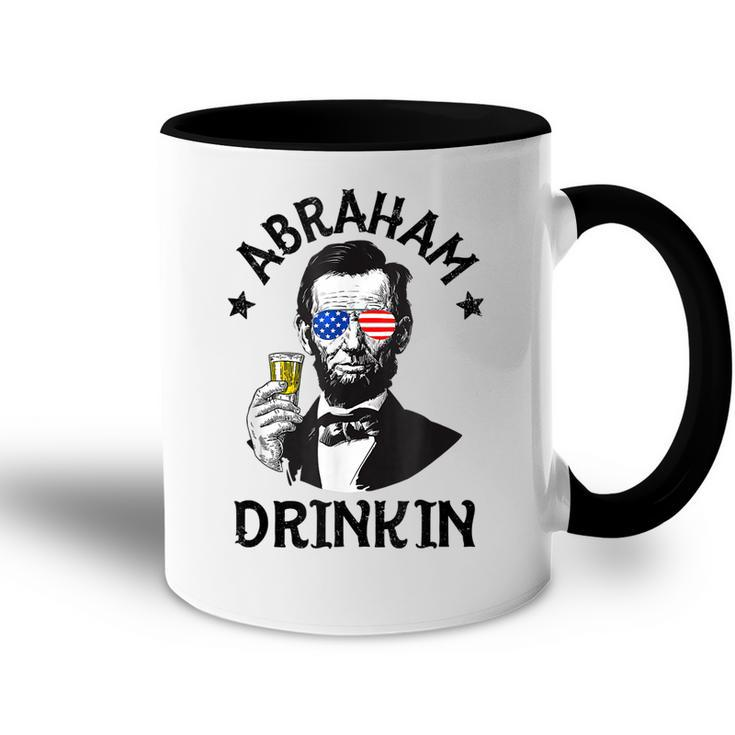 Abraham Lincoln 4Th Of July Drinking  Men Women Gift  Accent Mug
