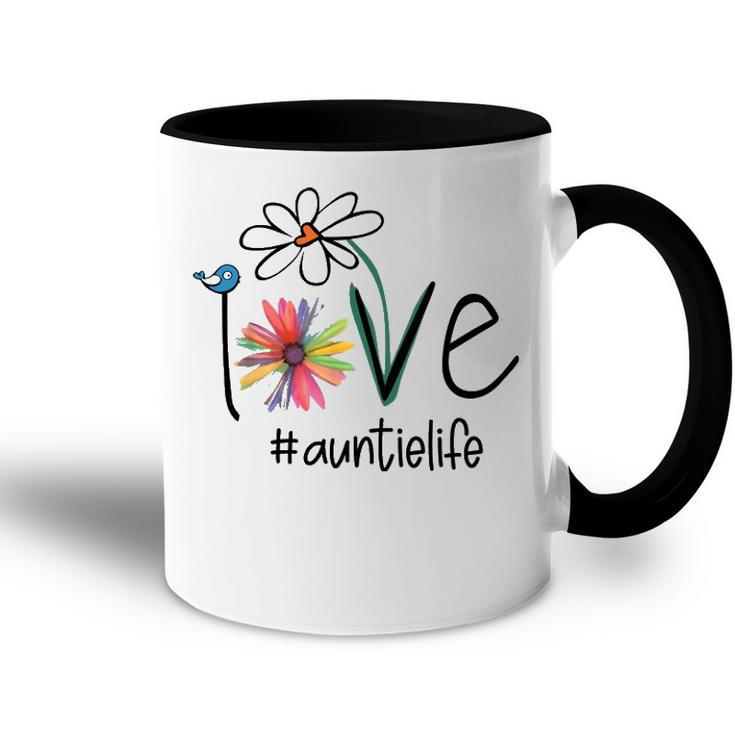 Auntie Gift Idea   Auntie Life Accent Mug