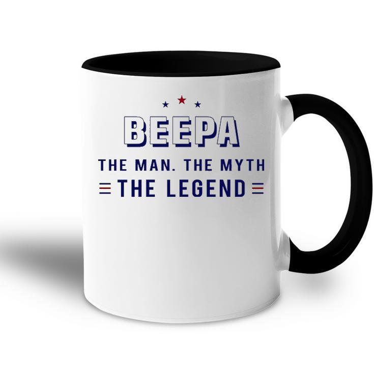 Beepa Gift   Beepa The Man The Myth The Legend Accent Mug