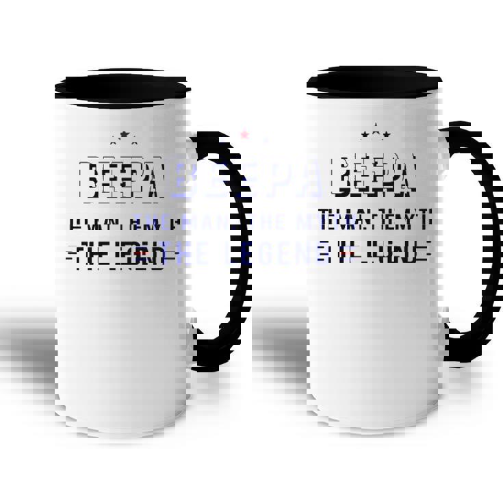 Beepa Gift   Beepa The Man The Myth The Legend Accent Mug