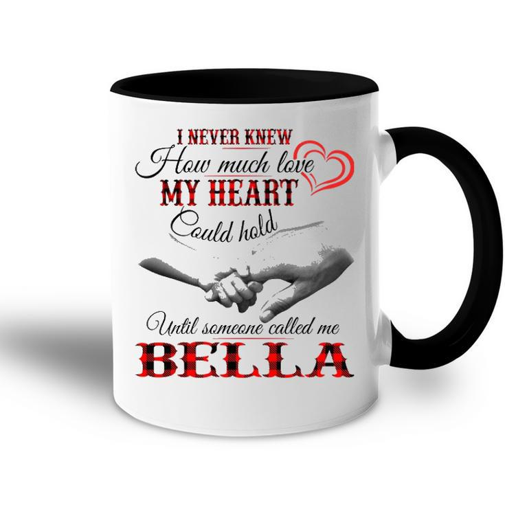 Bella Grandma Gift   Until Someone Called Me Bella Accent Mug