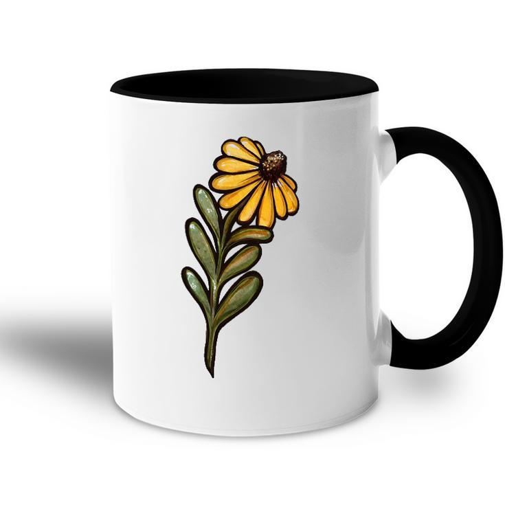 Black Eyed Susan Flower Daisy Spring Art Flower Accent Mug