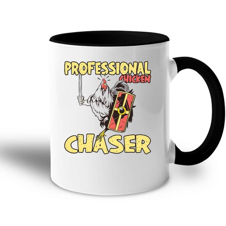 Chicken Farmer Professional Chicken Chaser Accent Mug