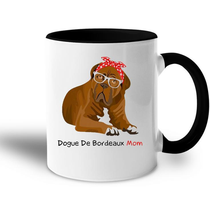 Dogue De Bordeaux Mom Bandana Womens Accent Mug