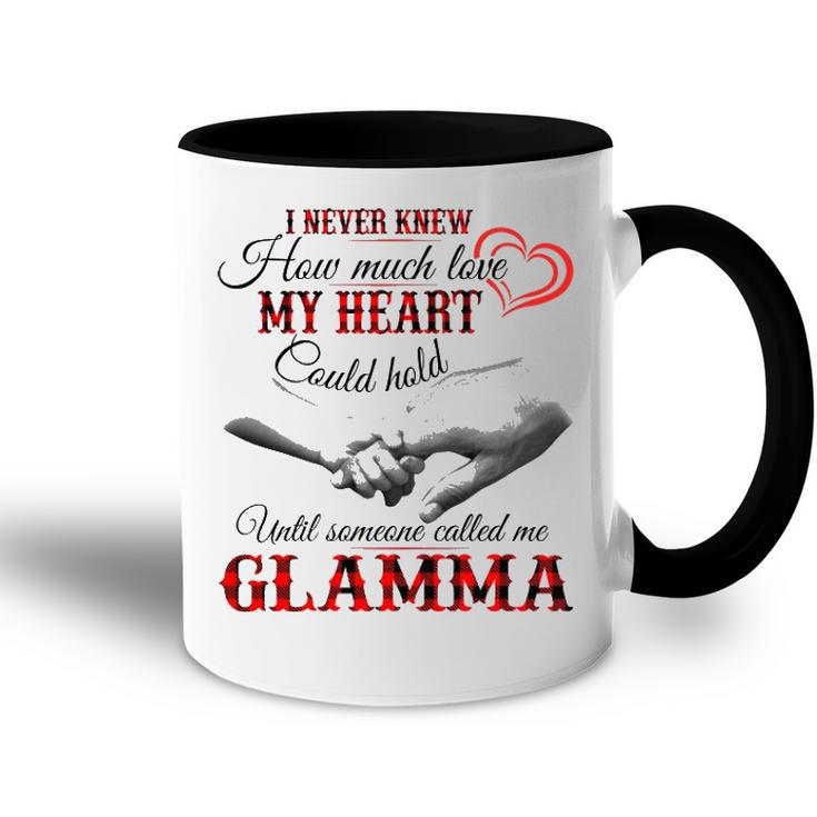 Glamma Grandma Gift   Until Someone Called Me Glamma Accent Mug