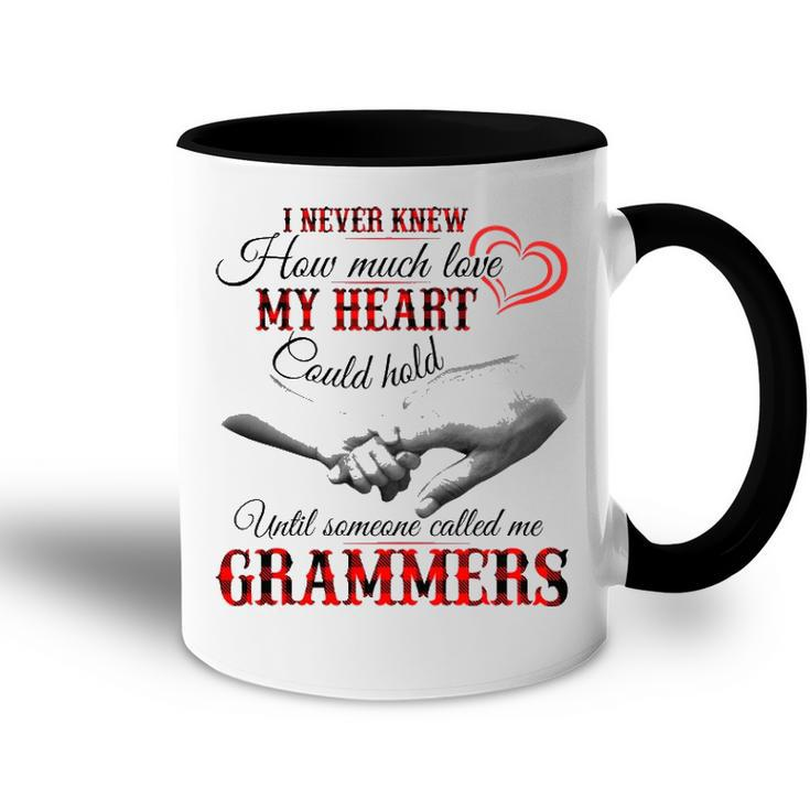 Grammers Grandma Gift   Until Someone Called Me Grammers Accent Mug
