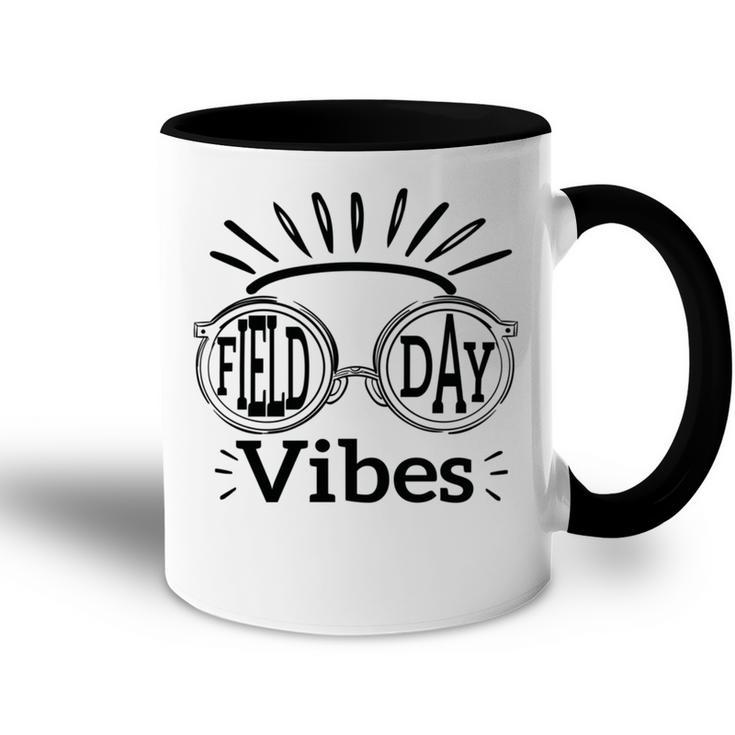 Happy Field Day Field Day Tee Kids Graduation School Fun Day V8 Accent Mug