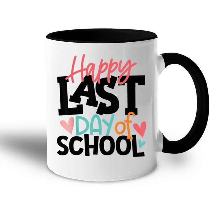 Happy Last Day Of School  Funny V3 Accent Mug