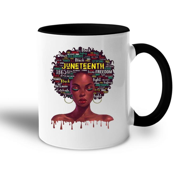 Juneteenth S For Women Afro Beautiful Black Pride 2022 African American Accent Mug