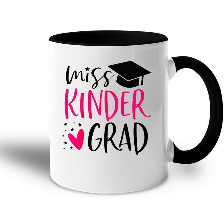 Kids Miss Kinder Grad Kindergarten Nailed It Graduation 2022 Senior Accent Mug