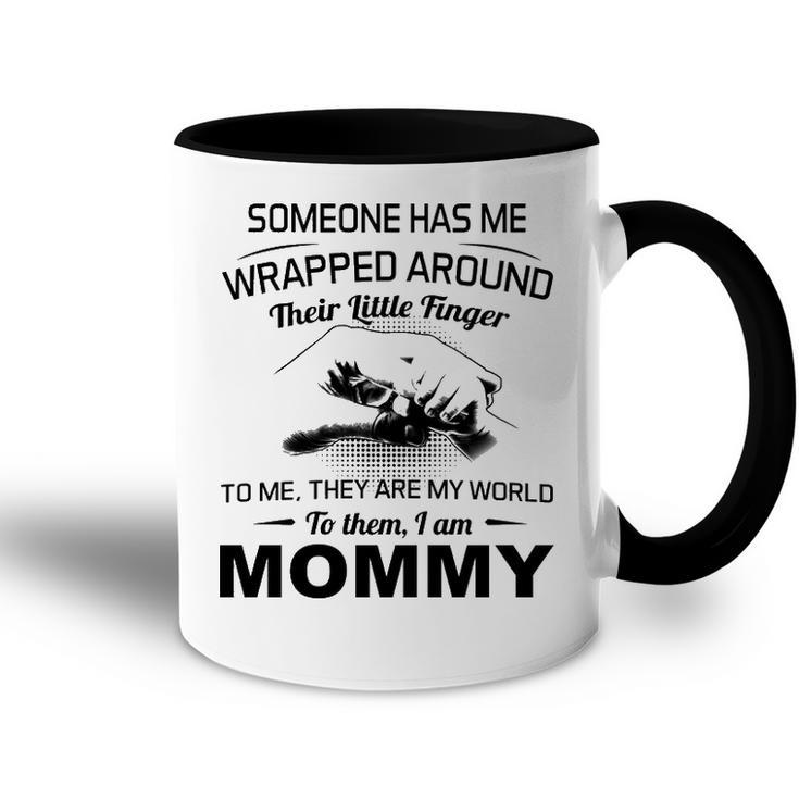 Mommy Gift   To Them I Am Mommy Accent Mug