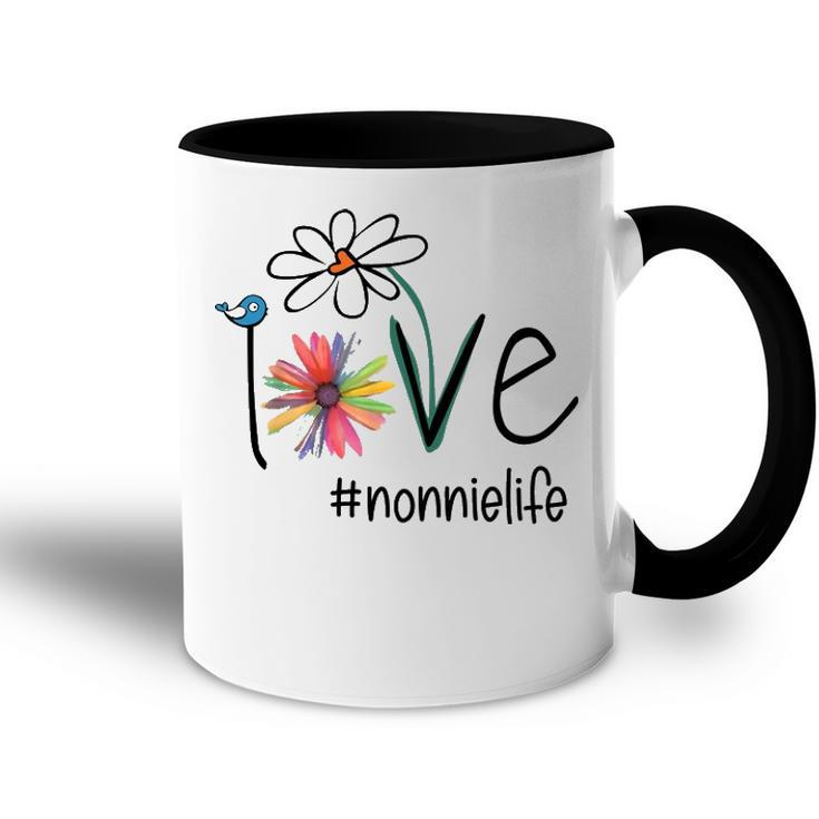Nonnie Grandma Gift Idea   Nonnie Life Accent Mug