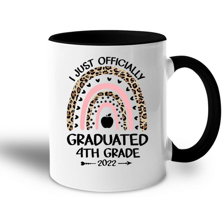 Officially Graduated 4Th Grade Graduation Class Of 2022 Kids T-Shirt Accent Mug