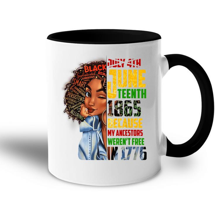 Remembering My Ancestors Junenth Black Freedom 1865 Gift  Accent Mug