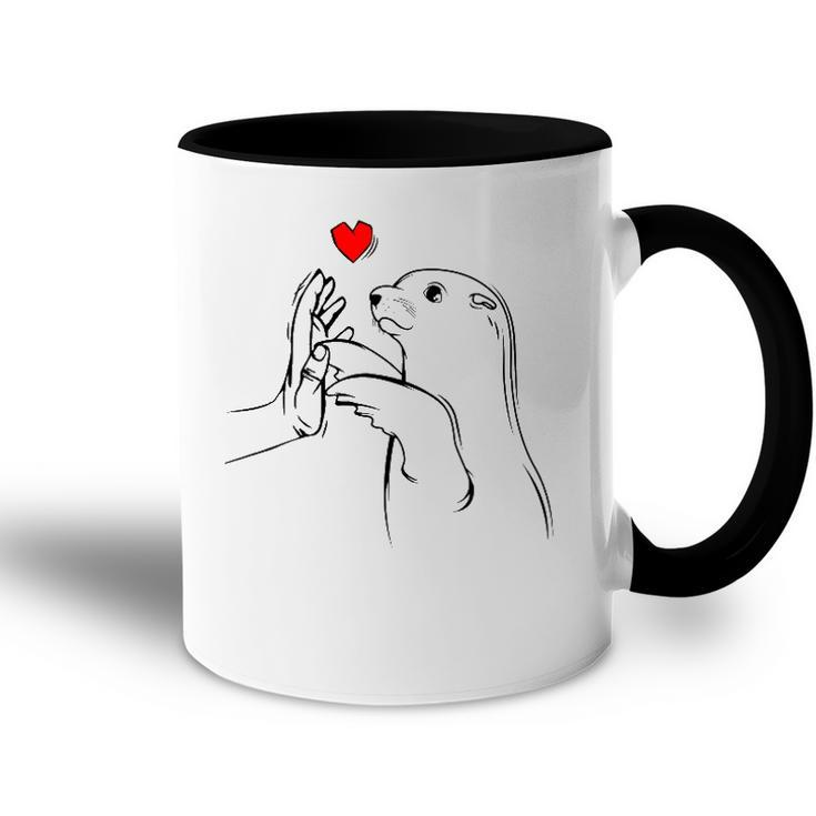 Seal Lover Sea Lion Seals Girls Boys Women Accent Mug