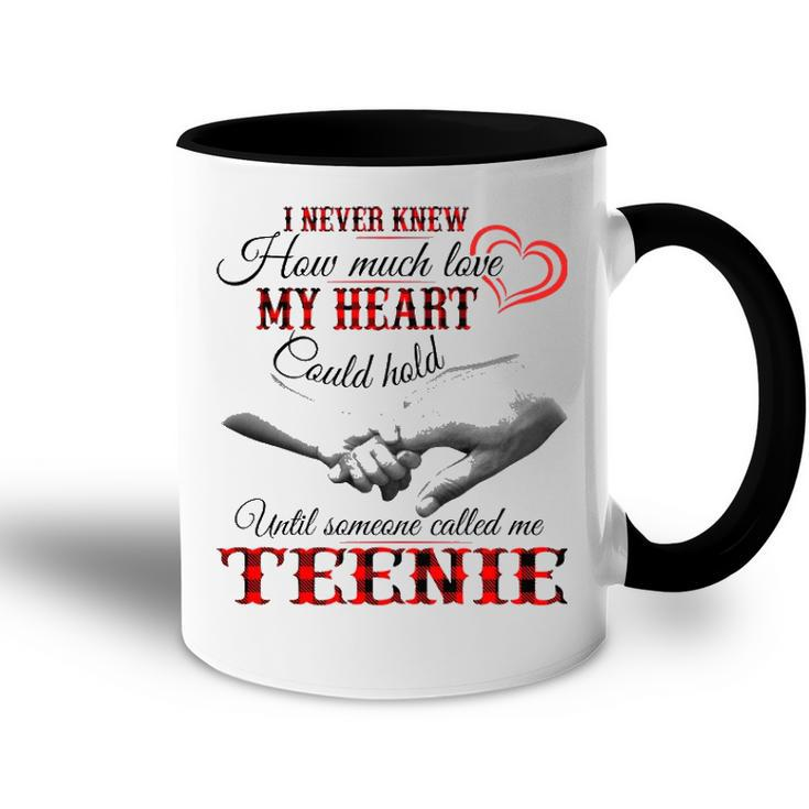 Teenie Grandma Gift   Until Someone Called Me Teenie Accent Mug