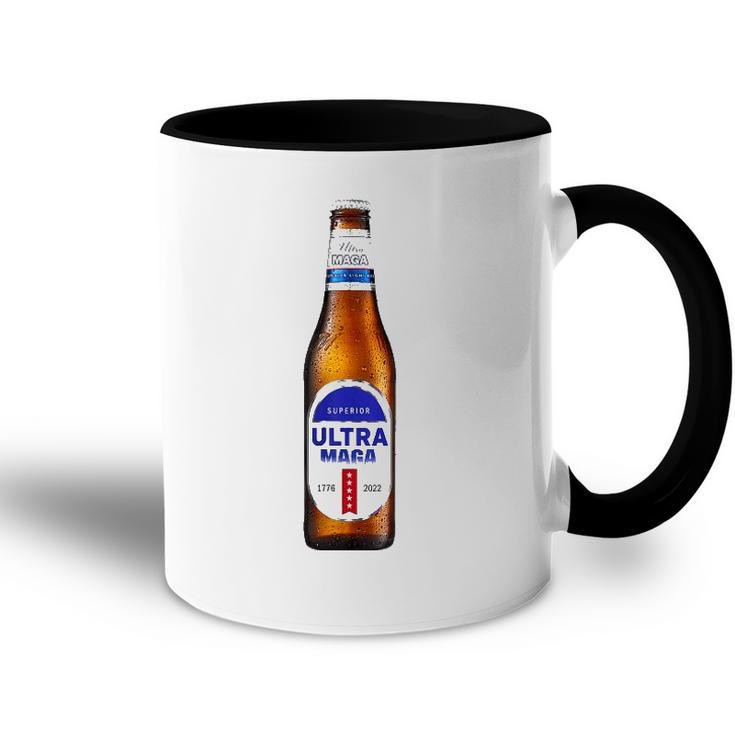 Ultra Maga  Funny Anti Joe Biden Ultra Maga Beer Accent Mug