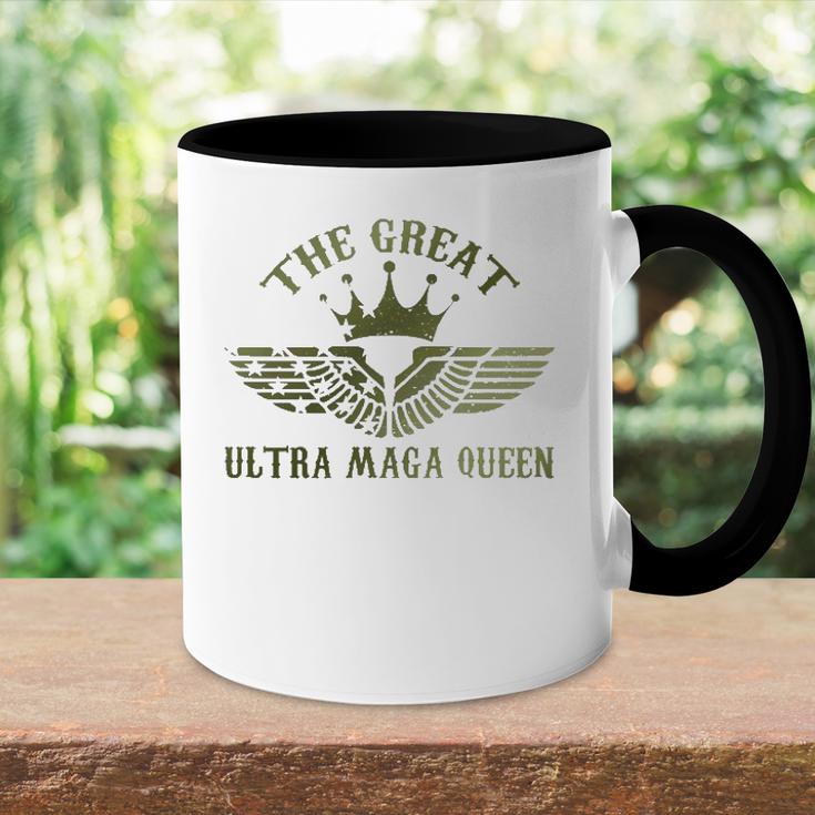 Womens The Great Ultra Maga Queen  Accent Mug