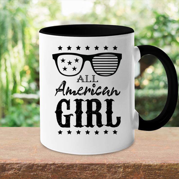 All American Girl 4Th Of July Family Matching Sunglasses Accent Mug