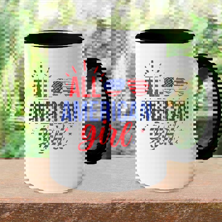 All American Girl 4Th Of July Girls Kids Sunglasses Family Accent Mug All American Girl 4Th Of July Girls Kids Sunglasses Family Accent Mug