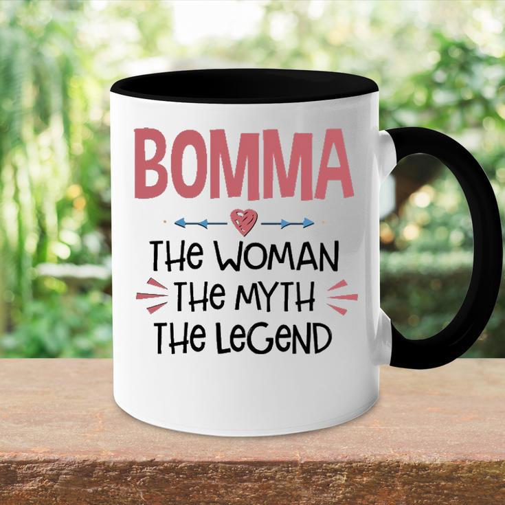 Bomma Grandma Gift Bomma The Woman The Myth The Legend Accent Mug