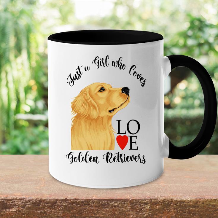 Copy Of Justagirlwholovesgoldenretrievers Accent Mug