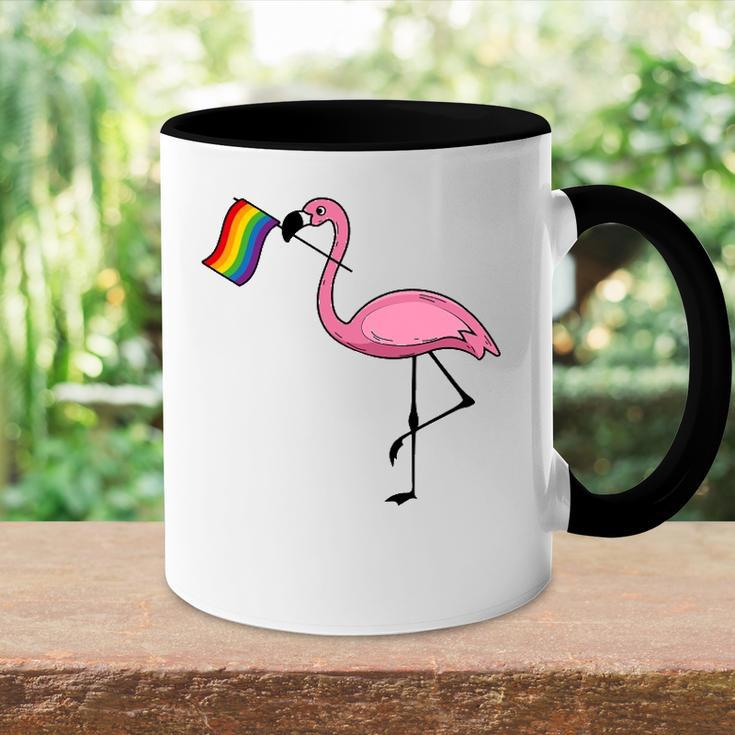 Flamingo Lgbt Flag Cool Gay Rights Supporters Gift Accent Mug