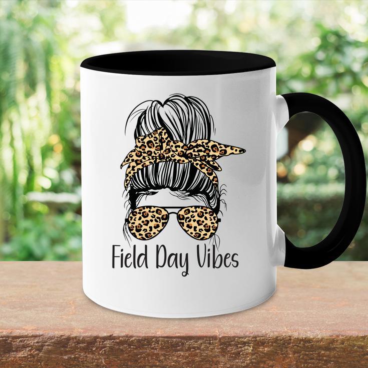 Happy Field Day Field Day Tee Kids Graduation School Fun Day V11 Accent Mug