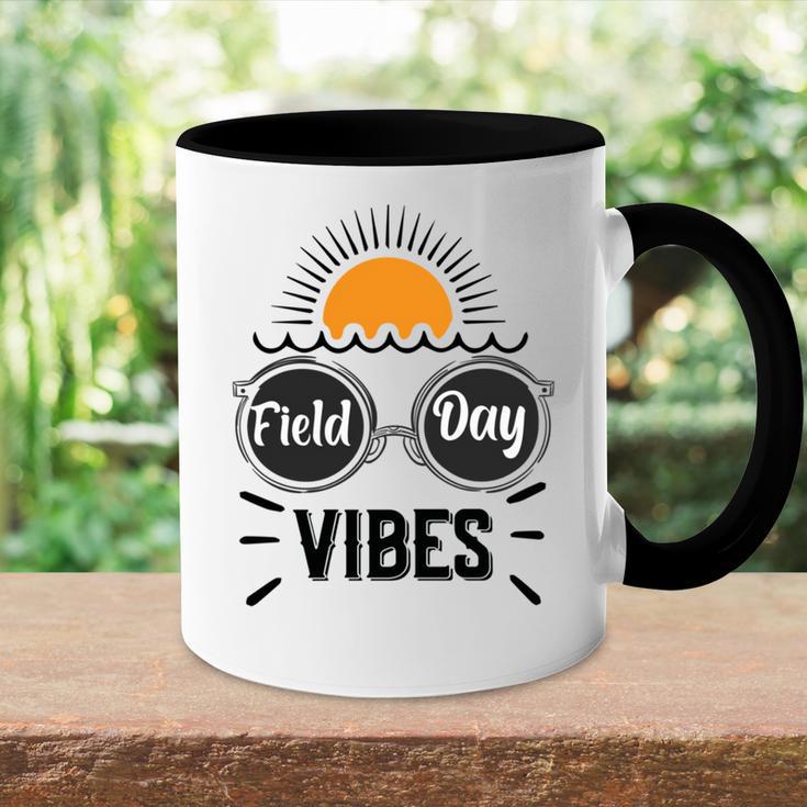 Happy Field Day Field Day Tee Kids Graduation School Fun Day V7 Accent Mug