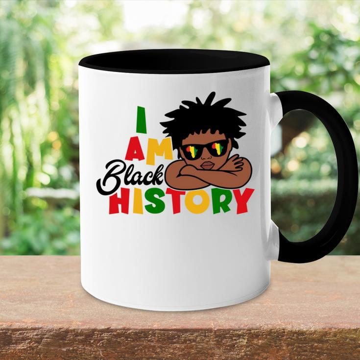 I Am Black History For Kids Boys Black History Month Accent Mug