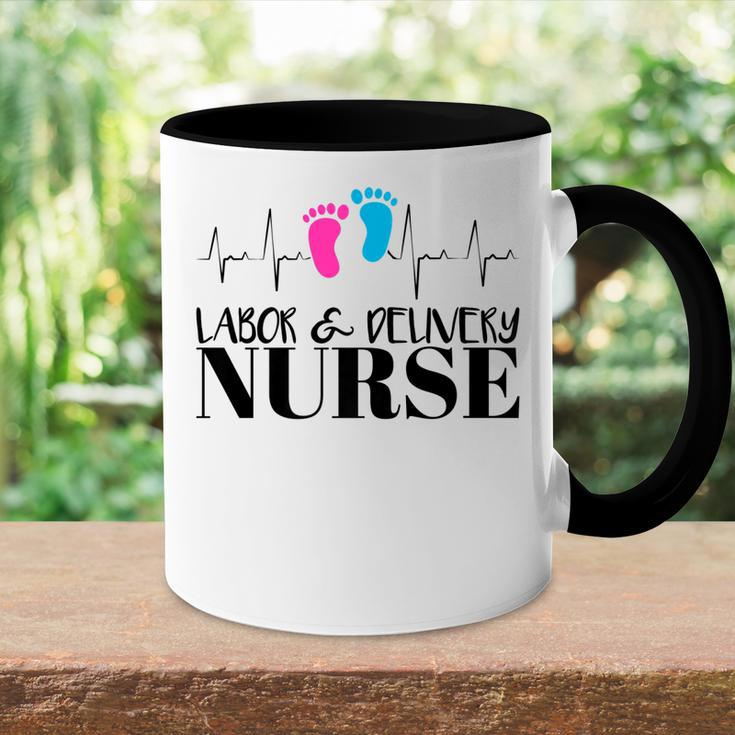 Labor And Delivery Nurse Accent Mug
