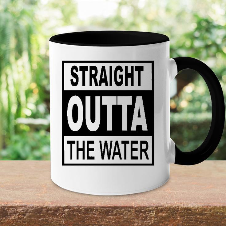 Straight Outta The Water - Christian Baptism Accent Mug