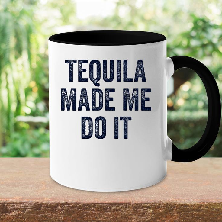 Womens Tequila Made Me Do It S For Women Summer Drinking Accent Mug