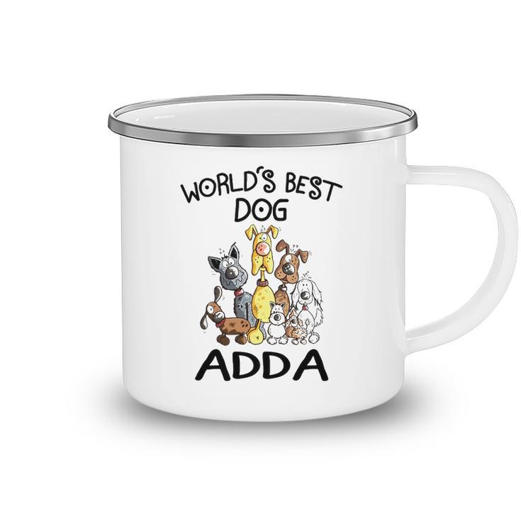 Adda Grandpa Gift Worlds Best Dog Adda Camping Mug