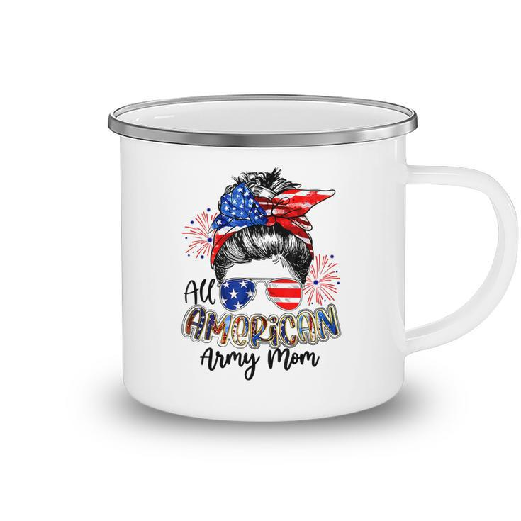 All American Army Mom 4Th Of July  V2 Camping Mug
