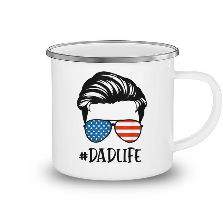 All American Dad Happy 4Th Of July Independence Day  Camping Mug