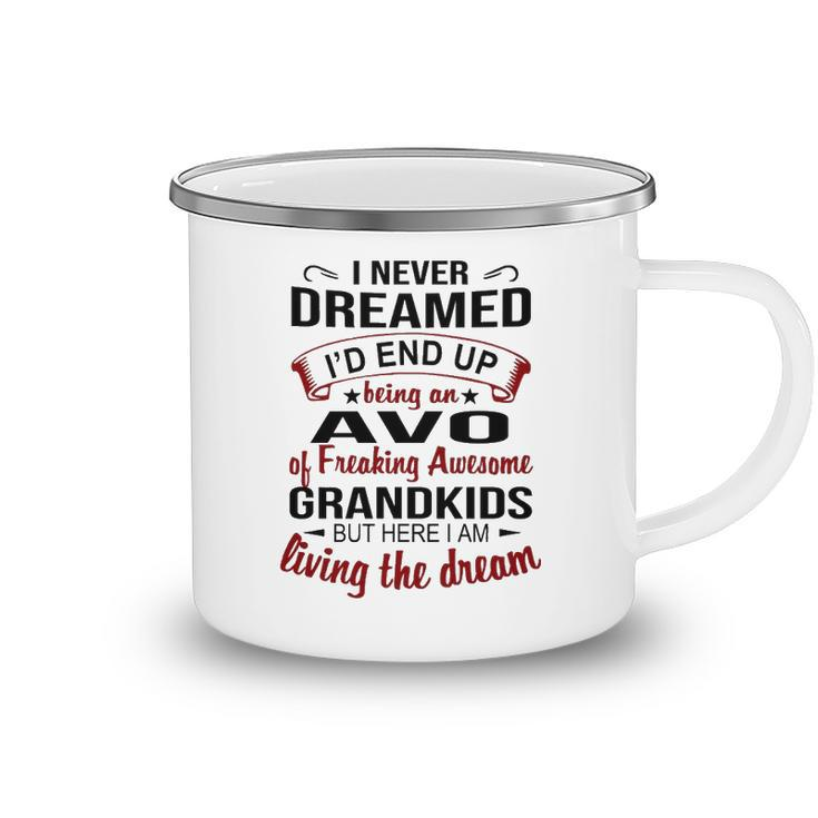 Avo Grandpa Gift Avo Of Freaking Awesome Grandkids Camping Mug