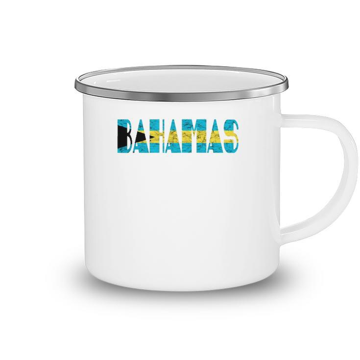 Bahamas Trip Bahamian Flag Vacation Tourist Camping Mug