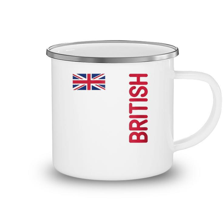 British Flag And The United Kingdom Roots Zip Camping Mug